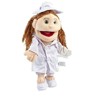 14" Nurse Glove Puppet White