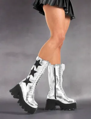 Big League Chunky Platform Calf Boots
