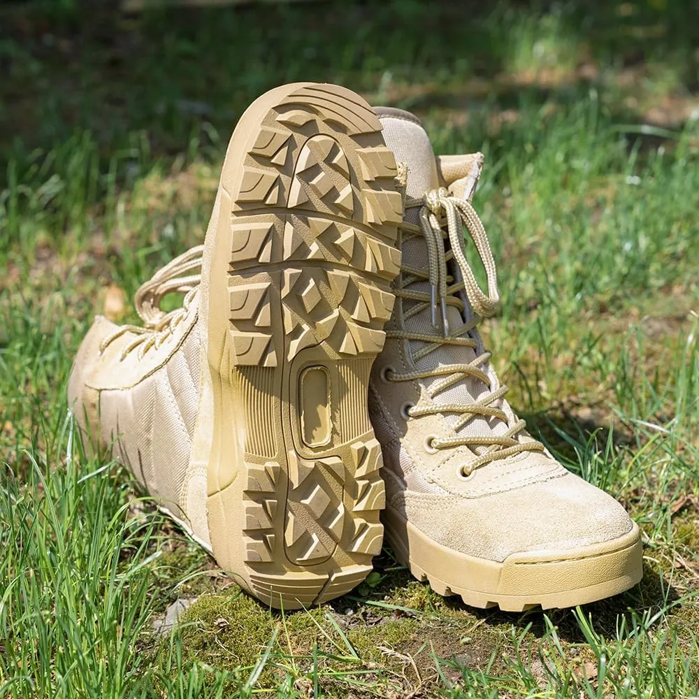 Boys and girls hiking boots summer camp waterproof anti-collision non-slip desert boots military fan shoes children's hiking shoes