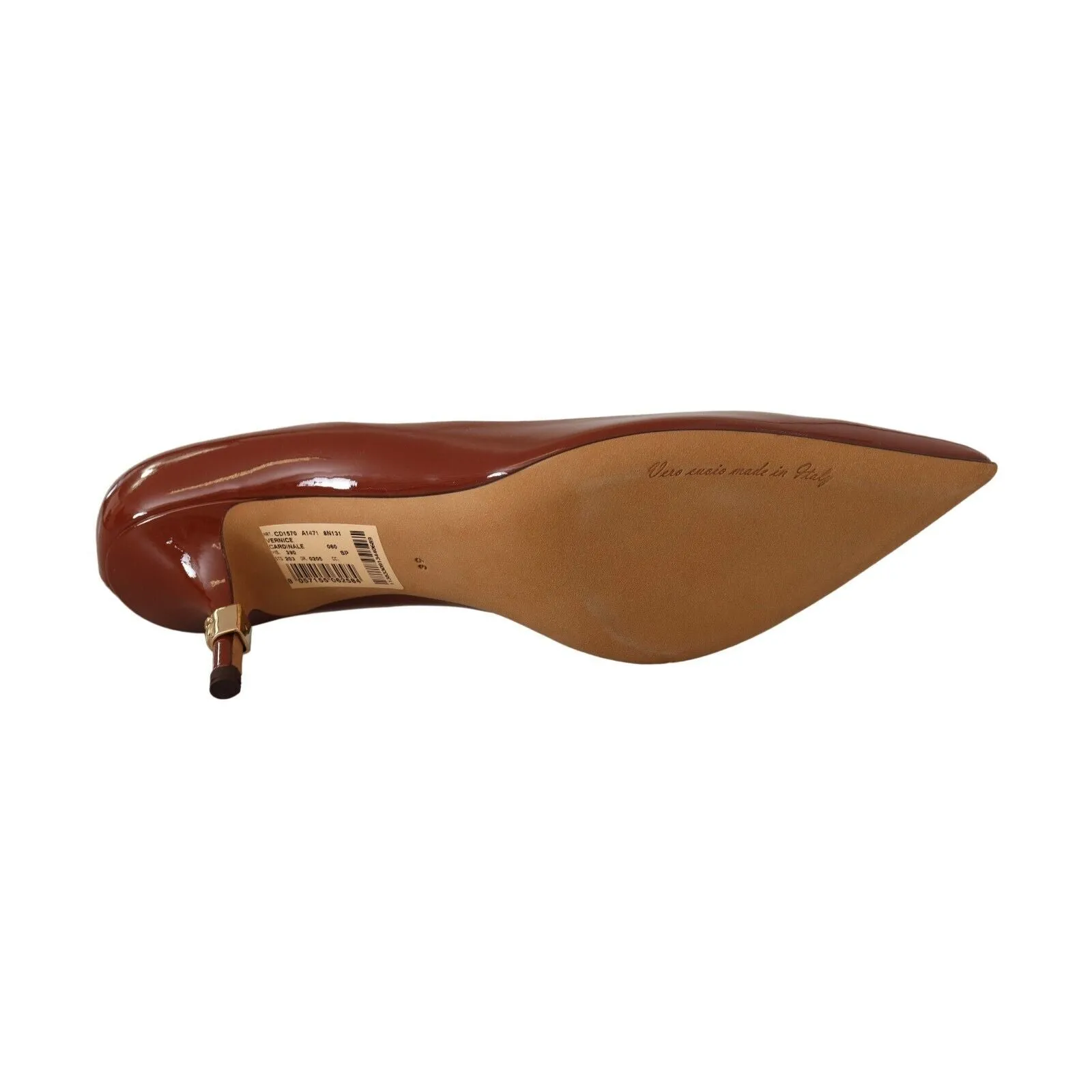 Dolce & Gabbana Elegant Patent Leather Heels Pumps