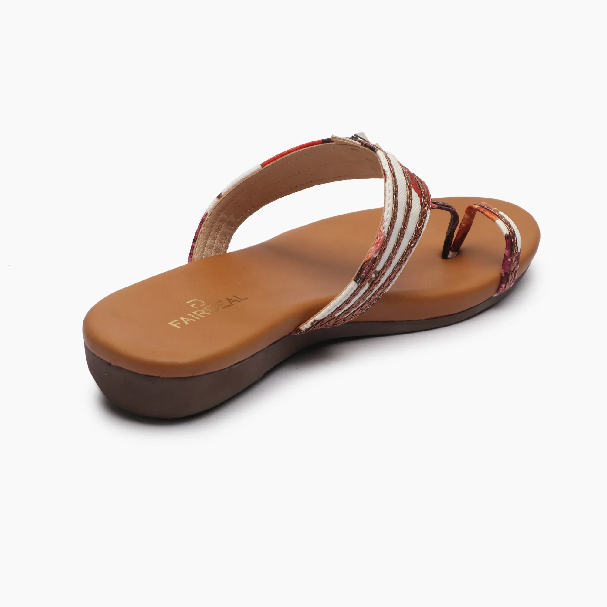 Floral Flat Kohlapuri