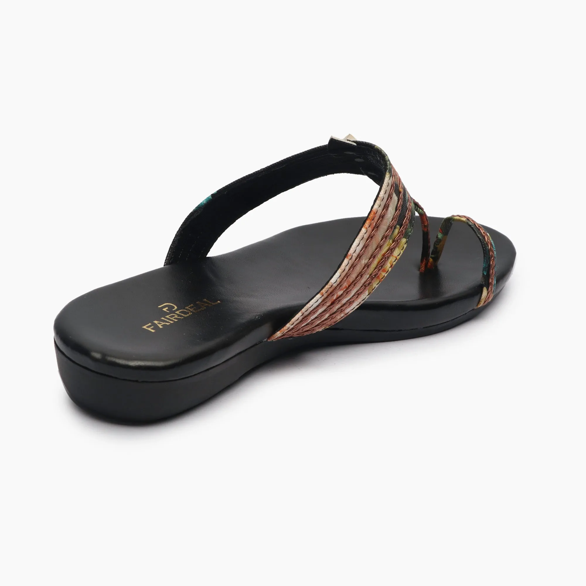 Floral Flat Kohlapuri