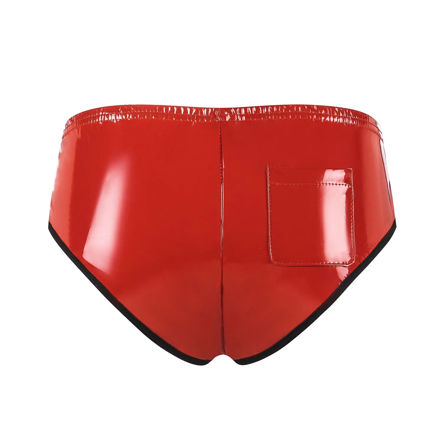 Glossy Seduction Patent Leather Brief Panty