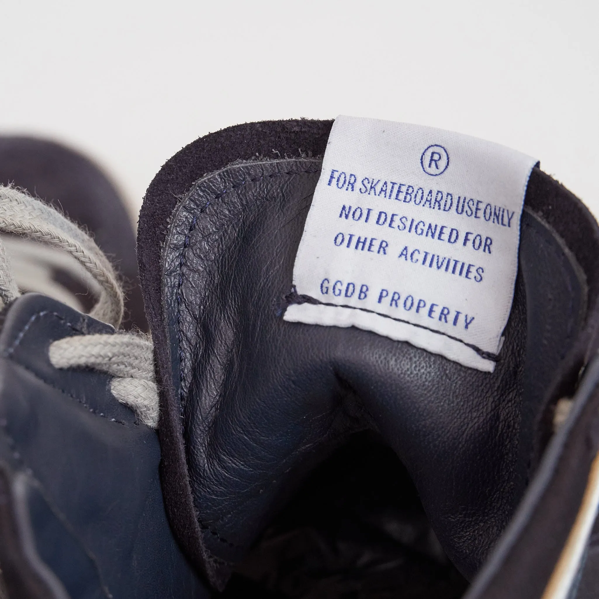 Golden Goose High Navy Slide Sneakers