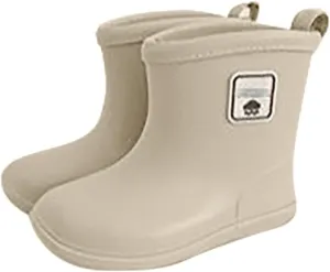 IWIHMIV Raining Boots for Kids Non Slip Waterproof Rubber Boots Outdoor Toddler Boys Girls Lightweight Rain Boots
