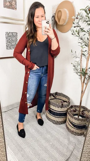 Judy Blue Mid Rise Raw Hem Jeans