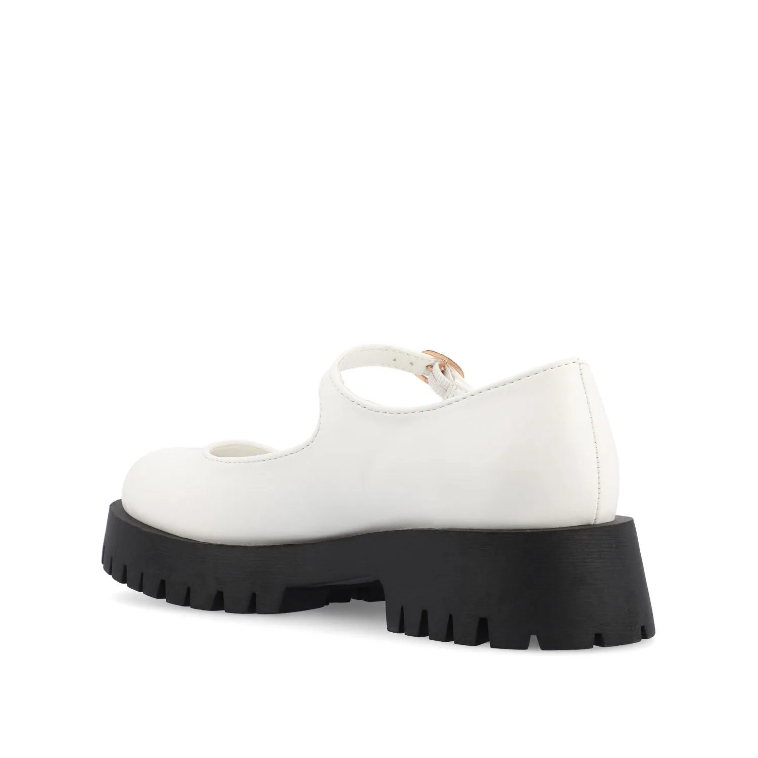 KAMIE LUG SOLE MARY JANE FLATS