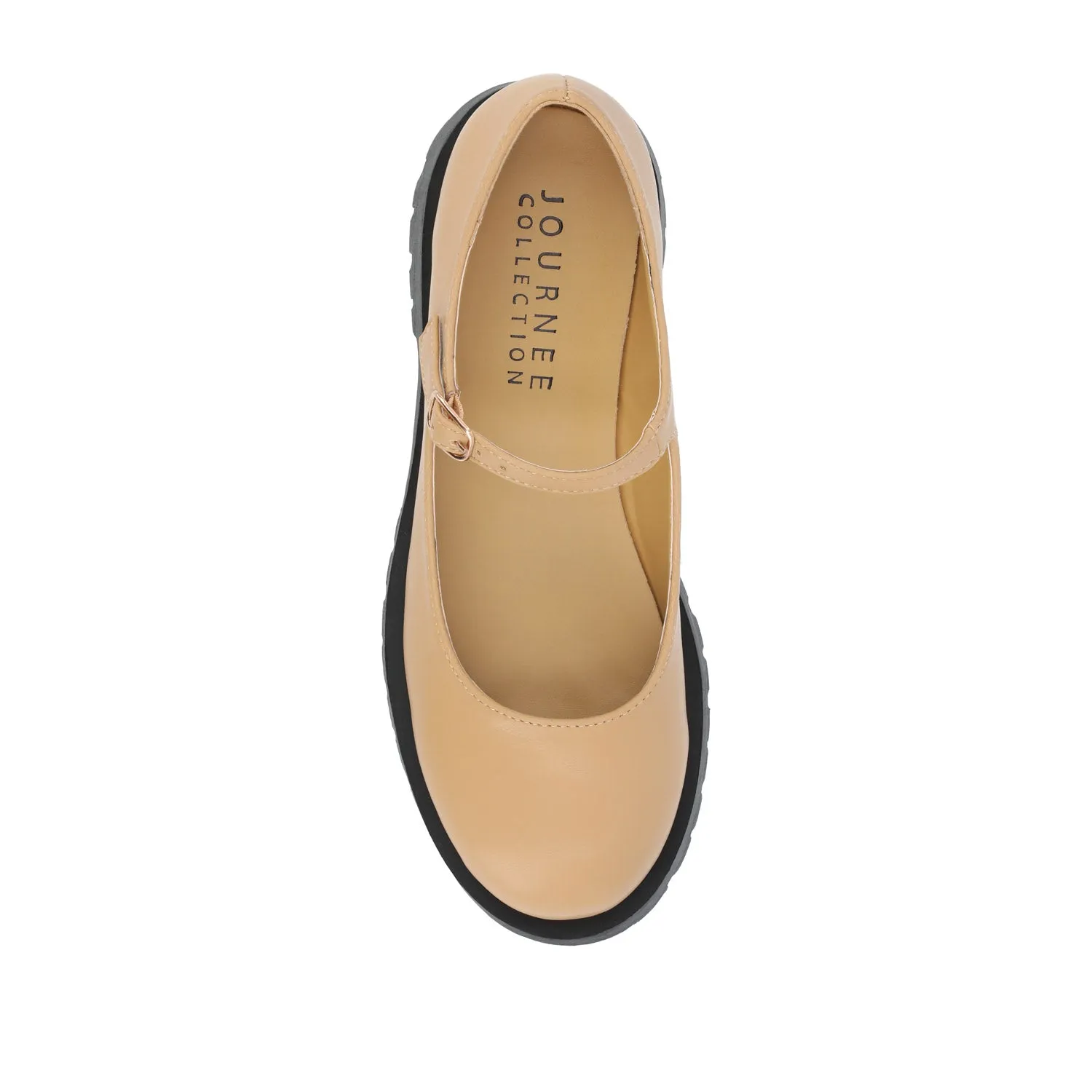 KAMIE LUG SOLE MARY JANE FLATS