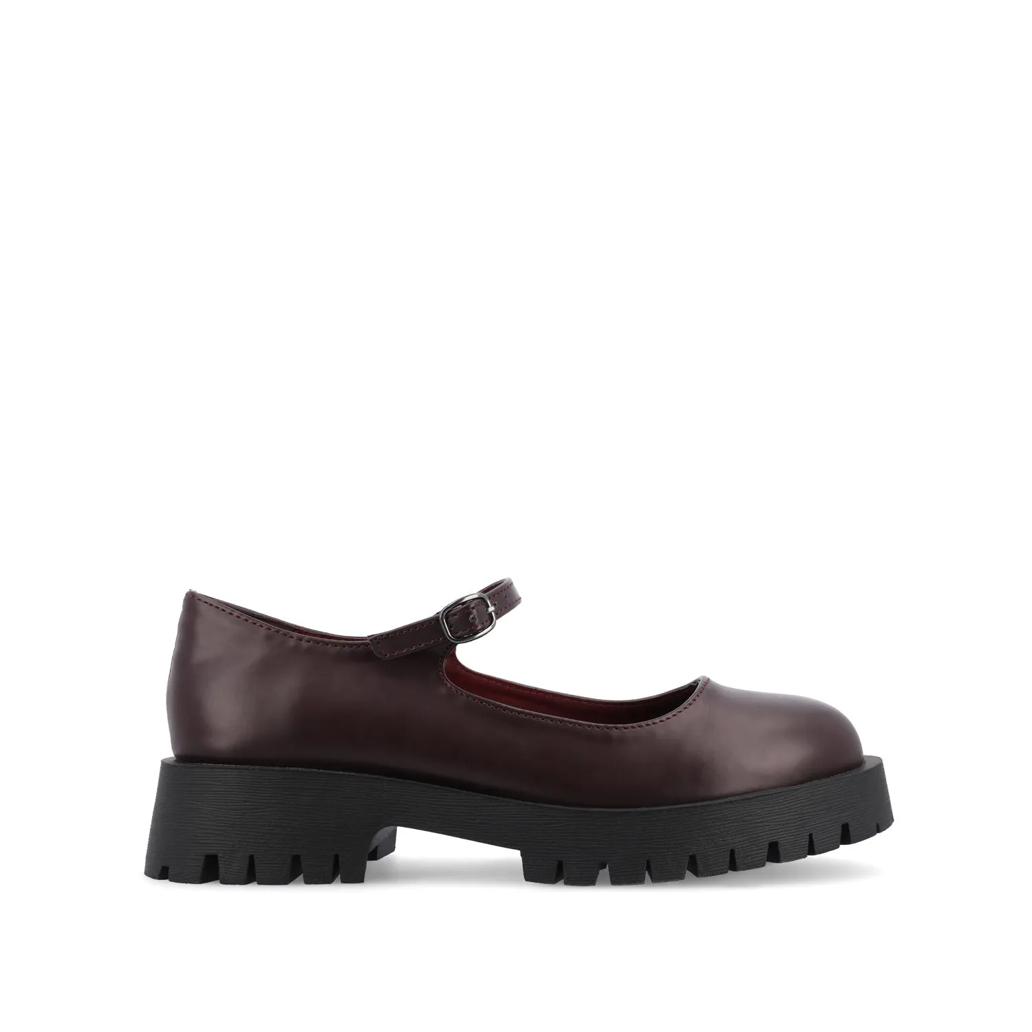 KAMIE LUG SOLE MARY JANE FLATS
