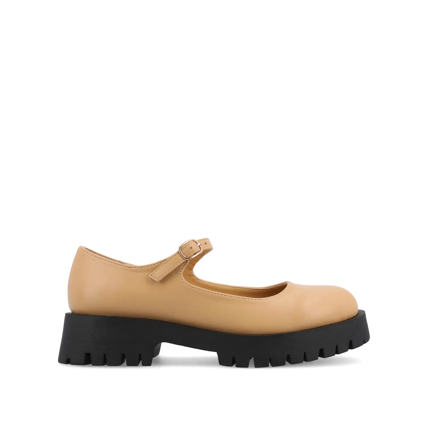 KAMIE LUG SOLE MARY JANE FLATS