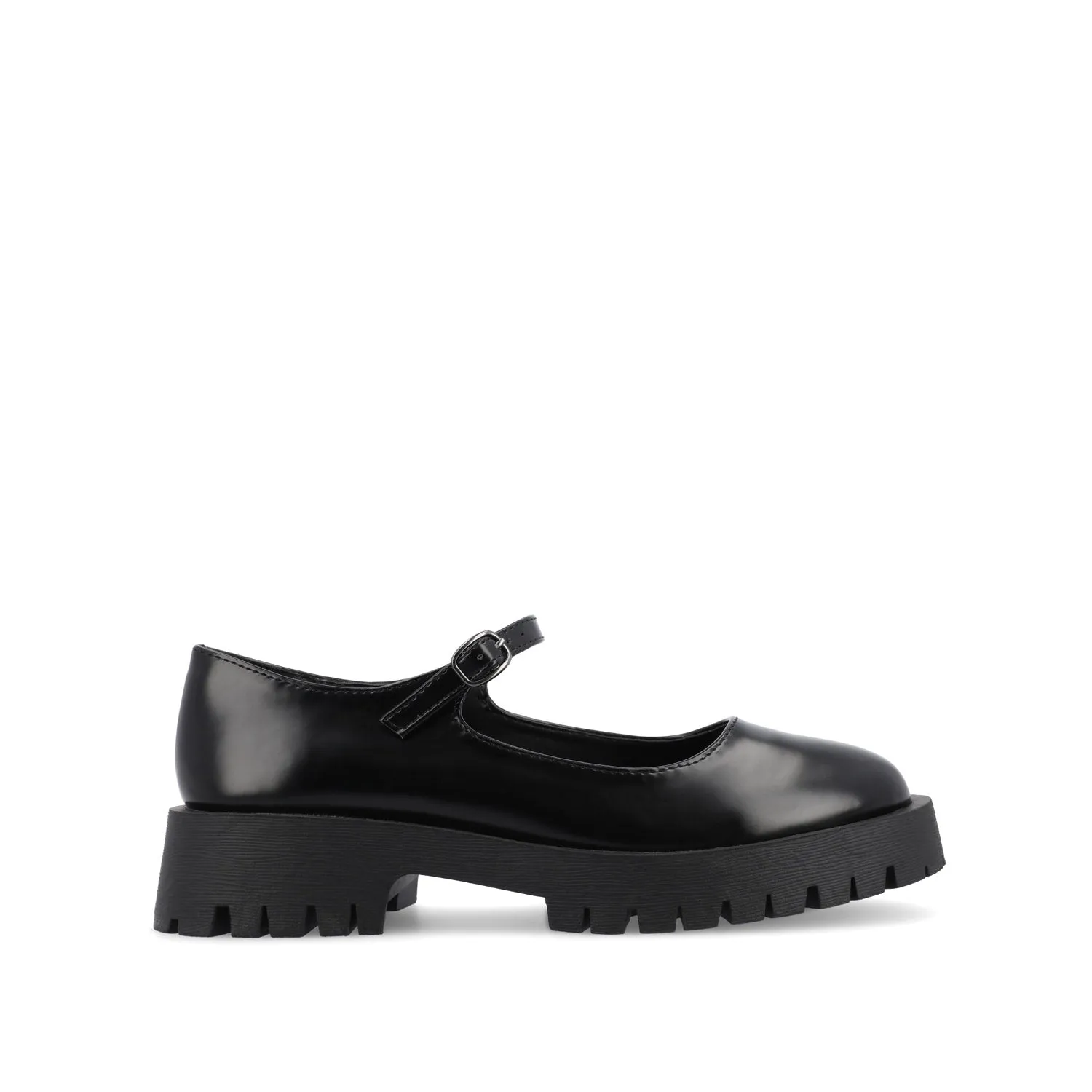 KAMIE LUG SOLE MARY JANE FLATS