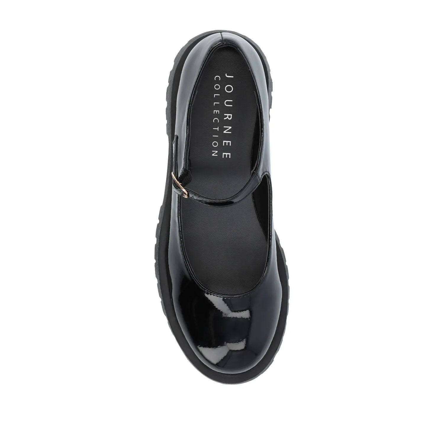 KAMIE LUG SOLE MARY JANE FLATS