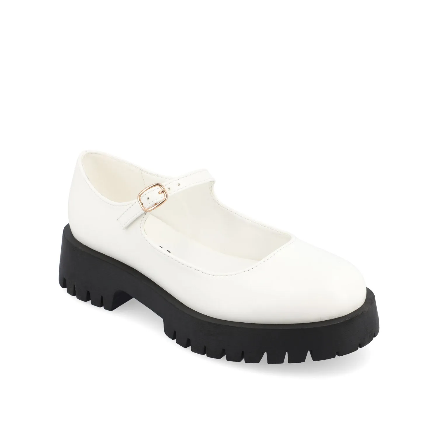 KAMIE LUG SOLE MARY JANE FLATS