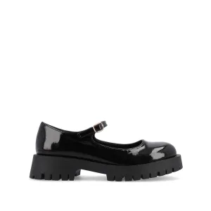 KAMIE LUG SOLE MARY JANE FLATS