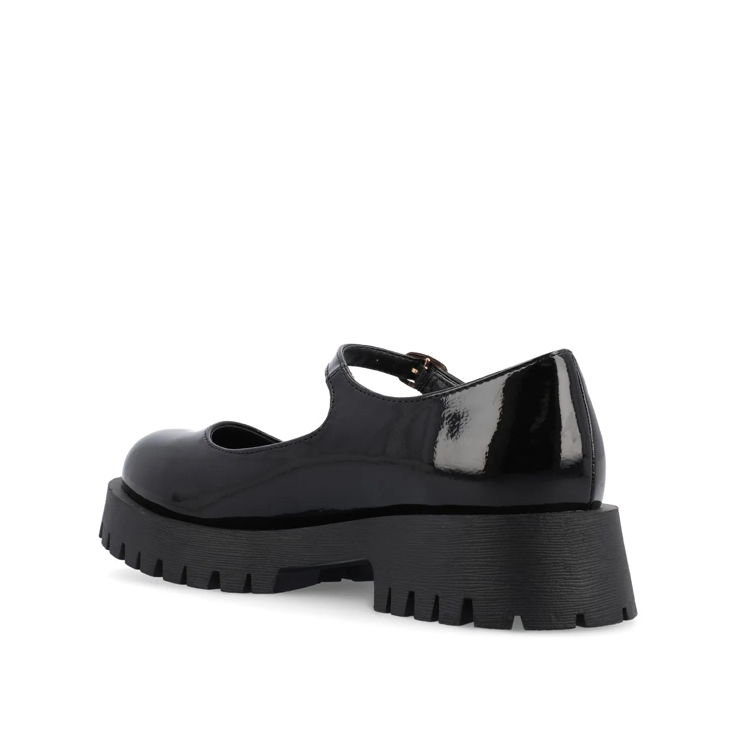 KAMIE LUG SOLE MARY JANE FLATS
