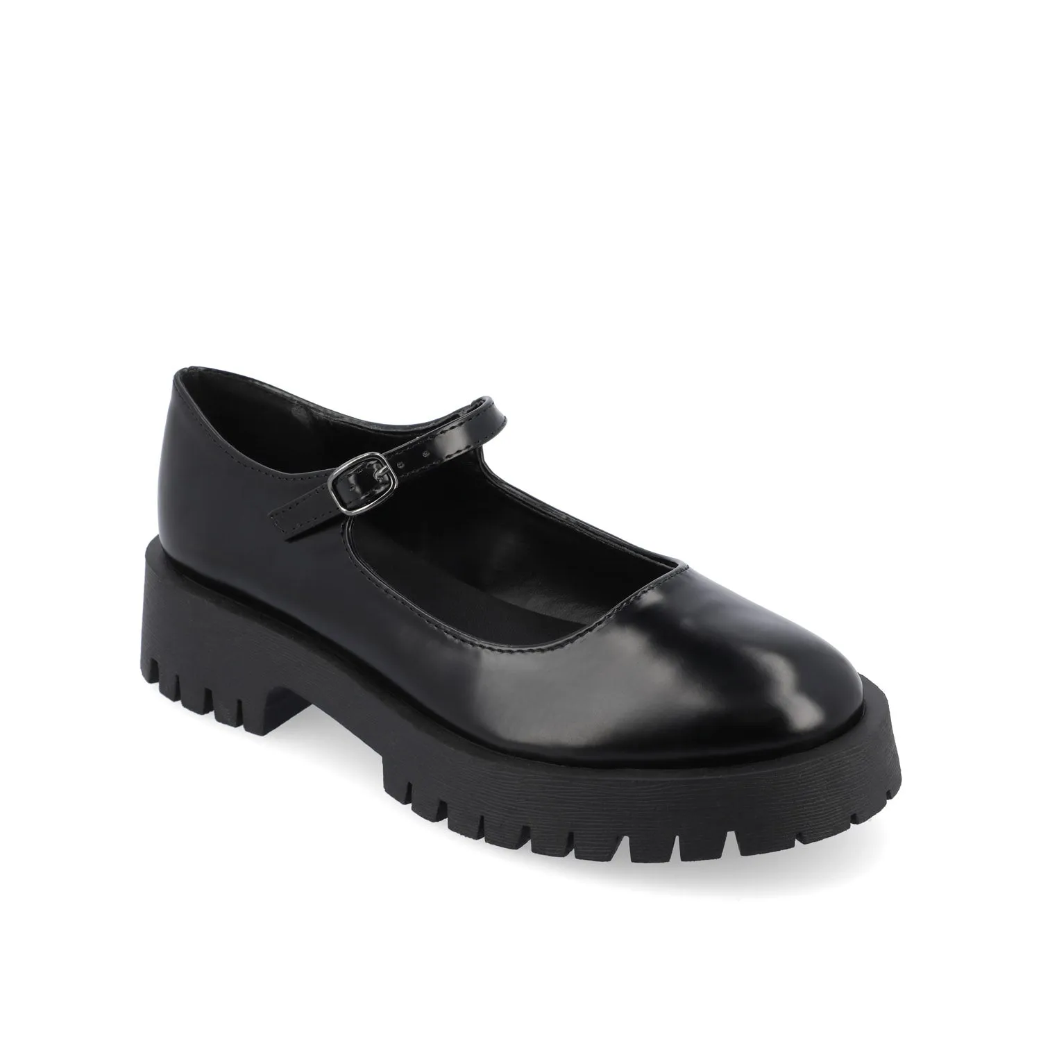KAMIE LUG SOLE MARY JANE FLATS