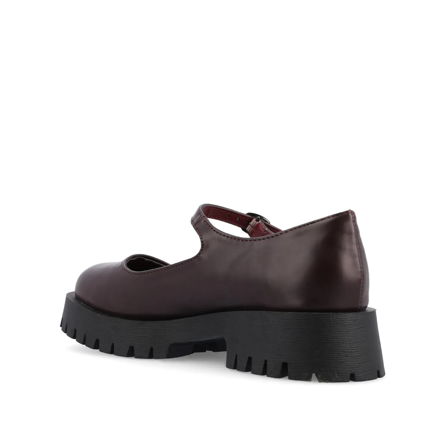 KAMIE LUG SOLE MARY JANE FLATS