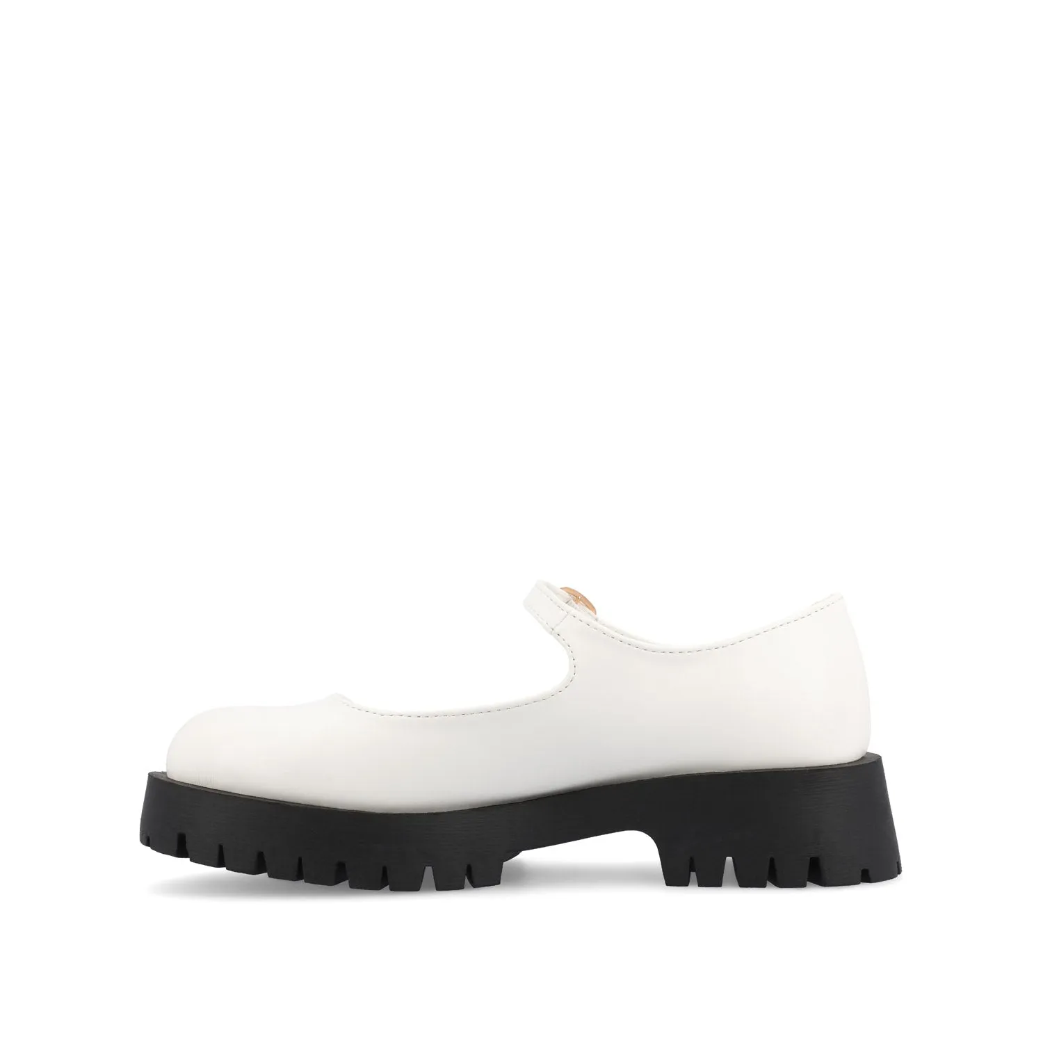 KAMIE LUG SOLE MARY JANE FLATS
