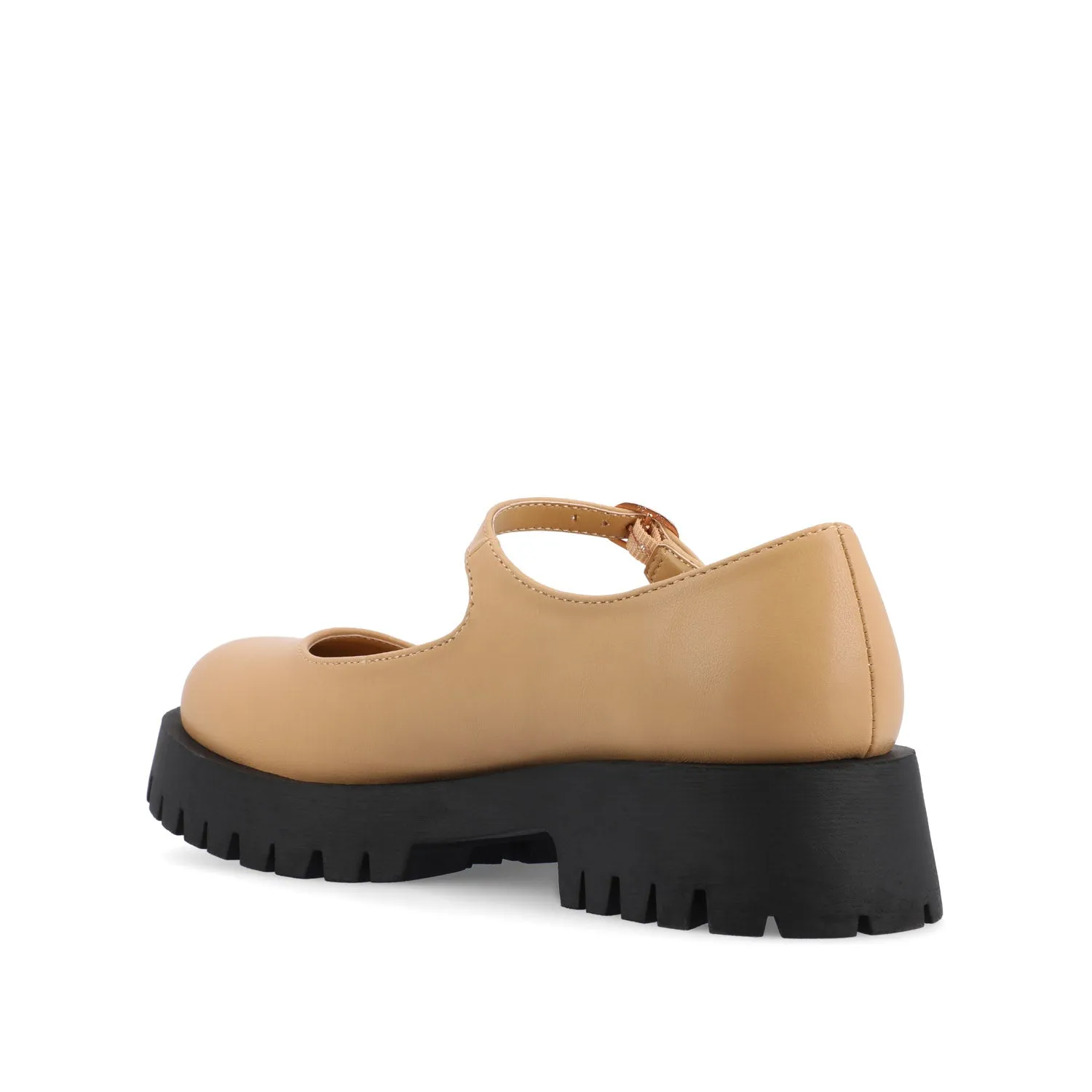 KAMIE LUG SOLE MARY JANE FLATS
