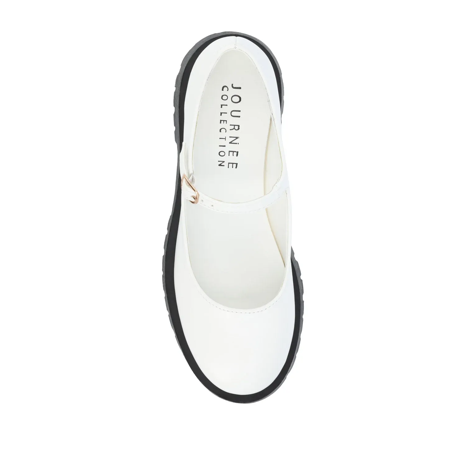 KAMIE LUG SOLE MARY JANE FLATS