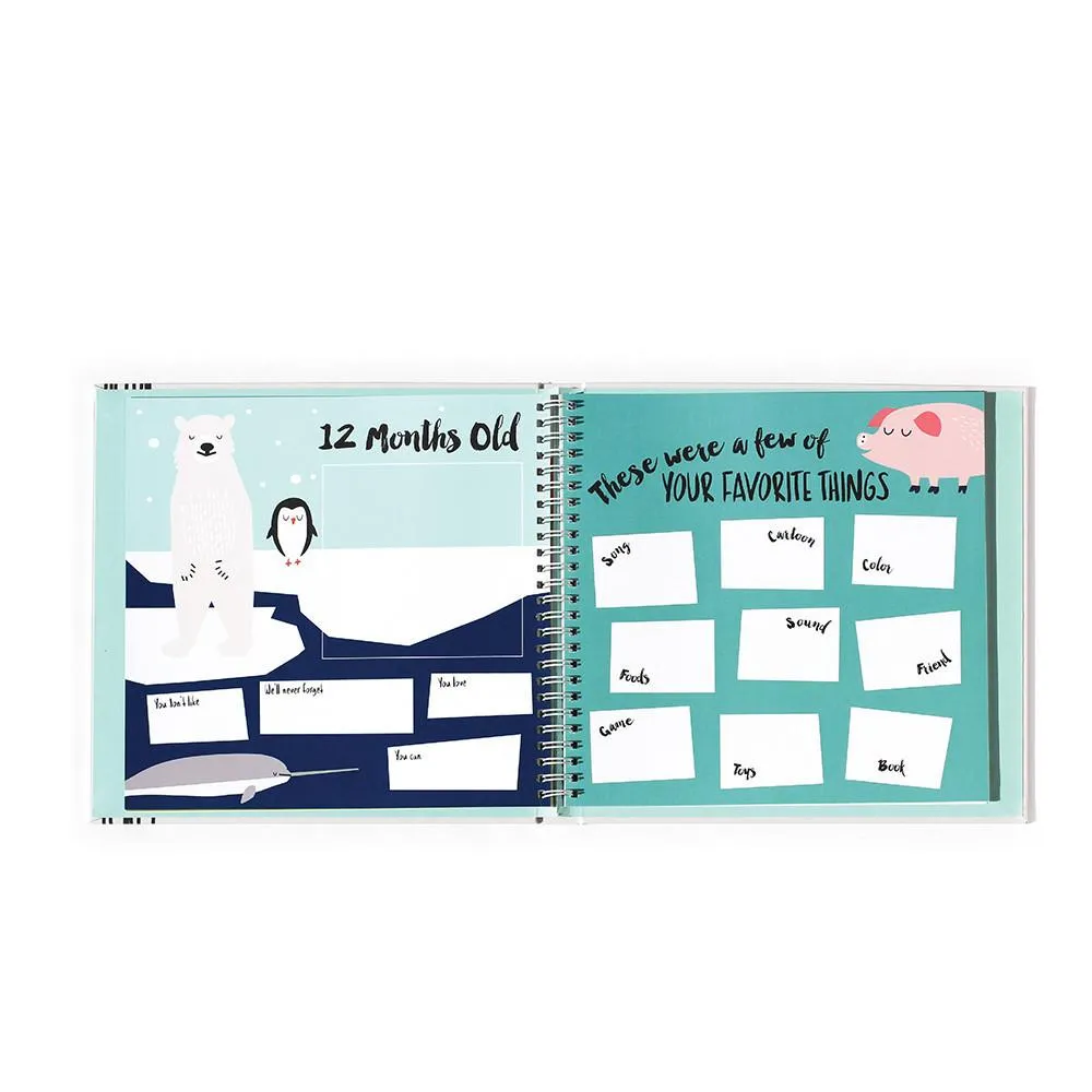 Little Animal Lover Memory Baby Book by Lucy Darling