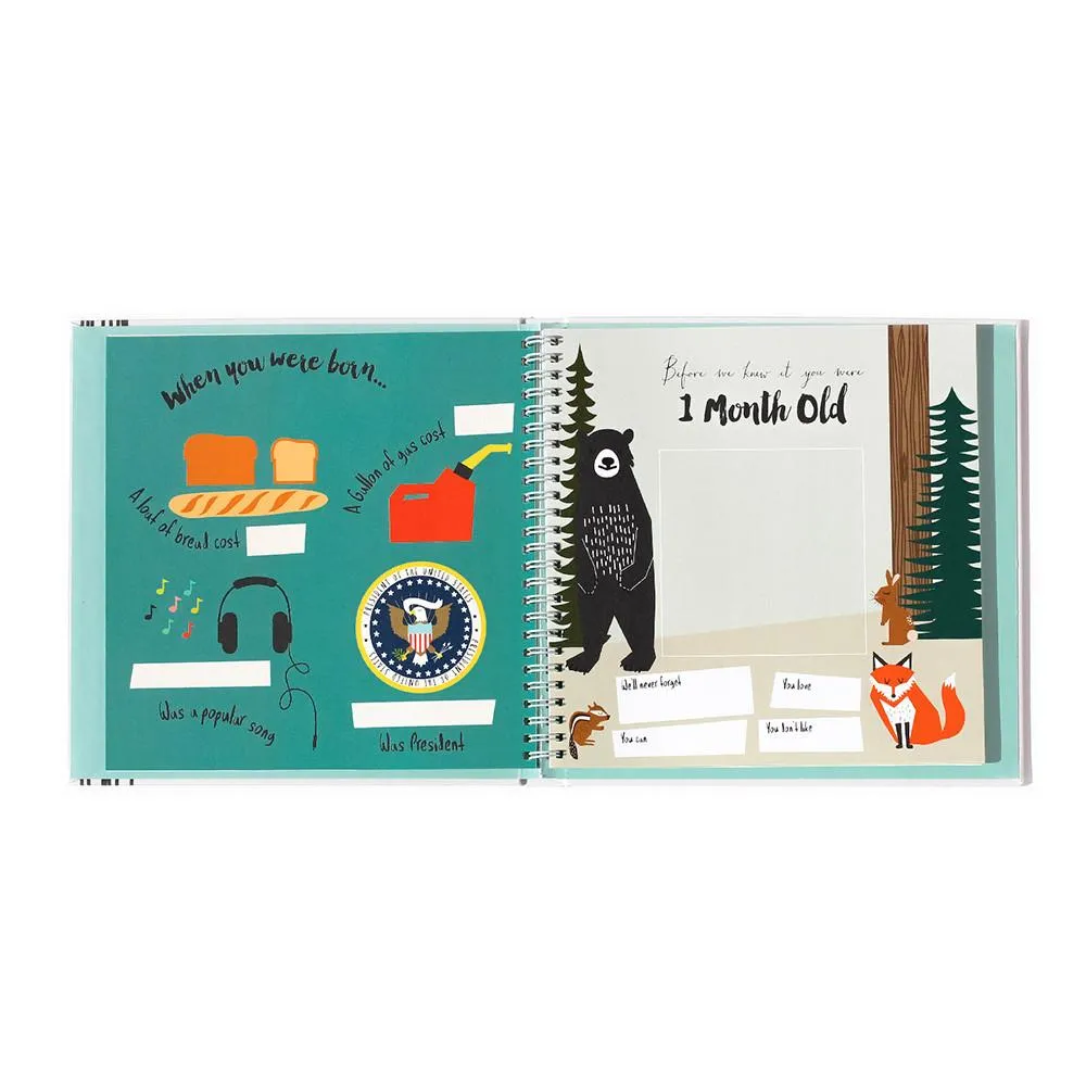 Little Animal Lover Memory Baby Book by Lucy Darling