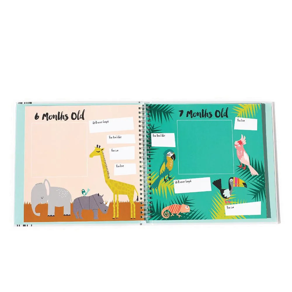 Little Animal Lover Memory Baby Book by Lucy Darling