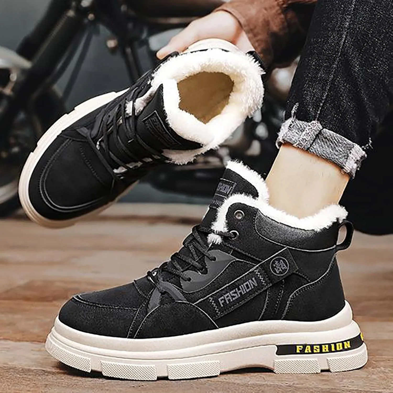 Men's Work Boots Non Steel Toe Hiking Sneakers Ankle Ladies Women Safety Toe Shoes Business Casual Waterproof Platform Botas Slip Resistant Hike Grounded Footwear