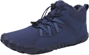 Mens Work Boots Wide Width Hiking Sneakers Women's Slip On Warm Safety Shoes for Women Non Slip Slip On Platform Shoes Lightweight Comfortable Hike Grounded Footwear