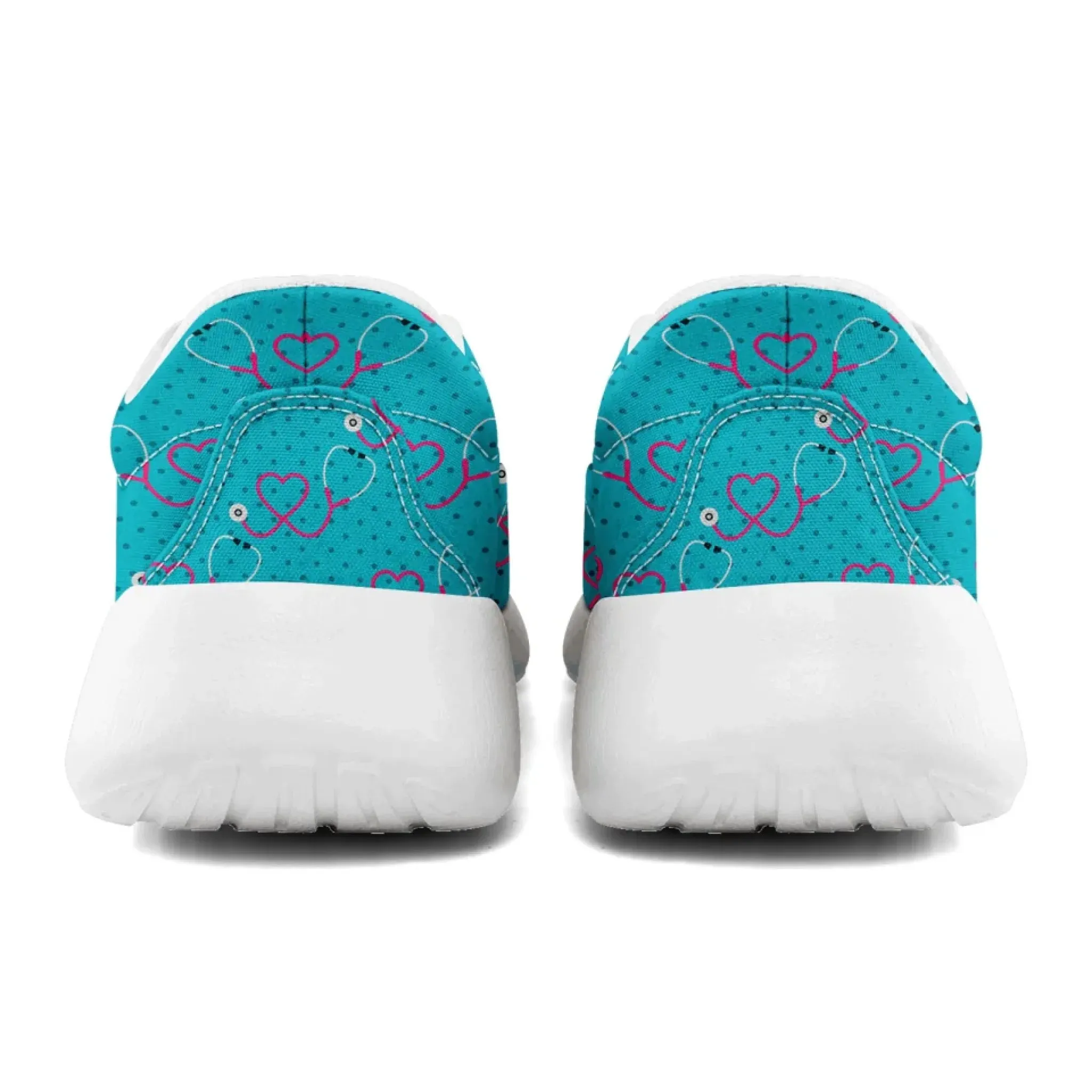 Personalized Nurse's Day Sneakers, Custom Caring Kicks, Nurse-Themed Shoes, Comfortable Slip On Shoes