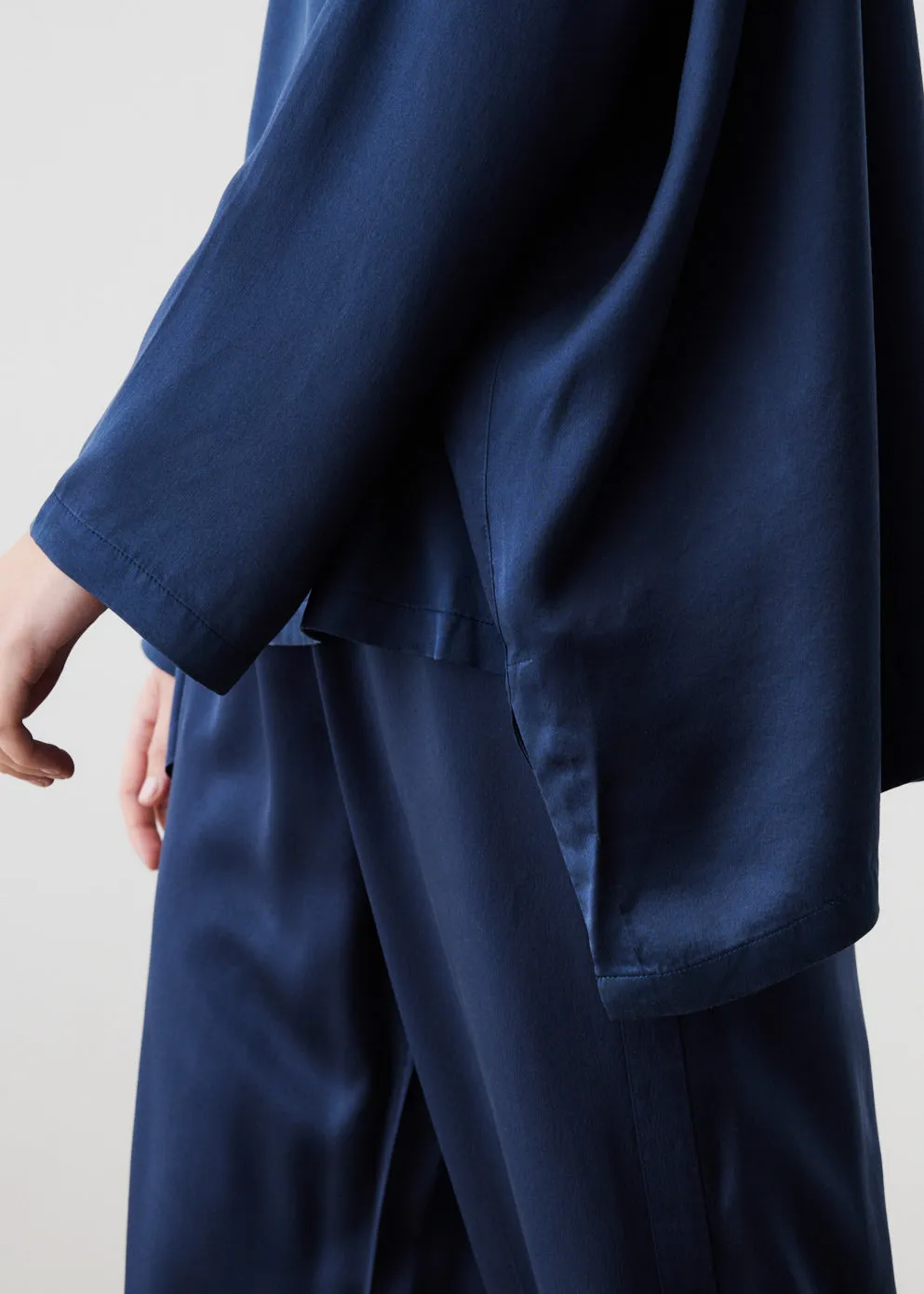 Silk Boatneck Top