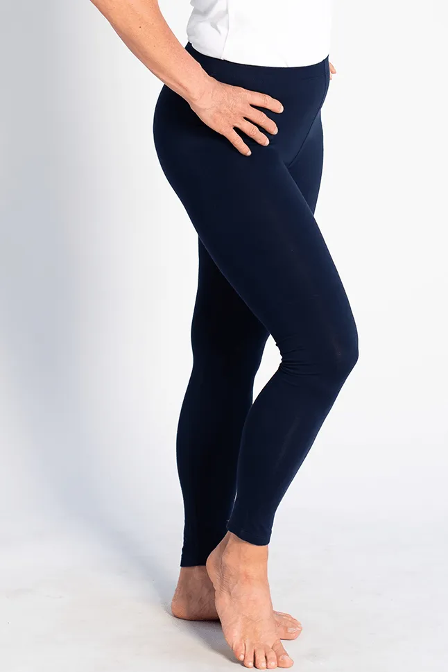 Terrera Suri Bamboo Full Length Ink Blue Legging - 51850T