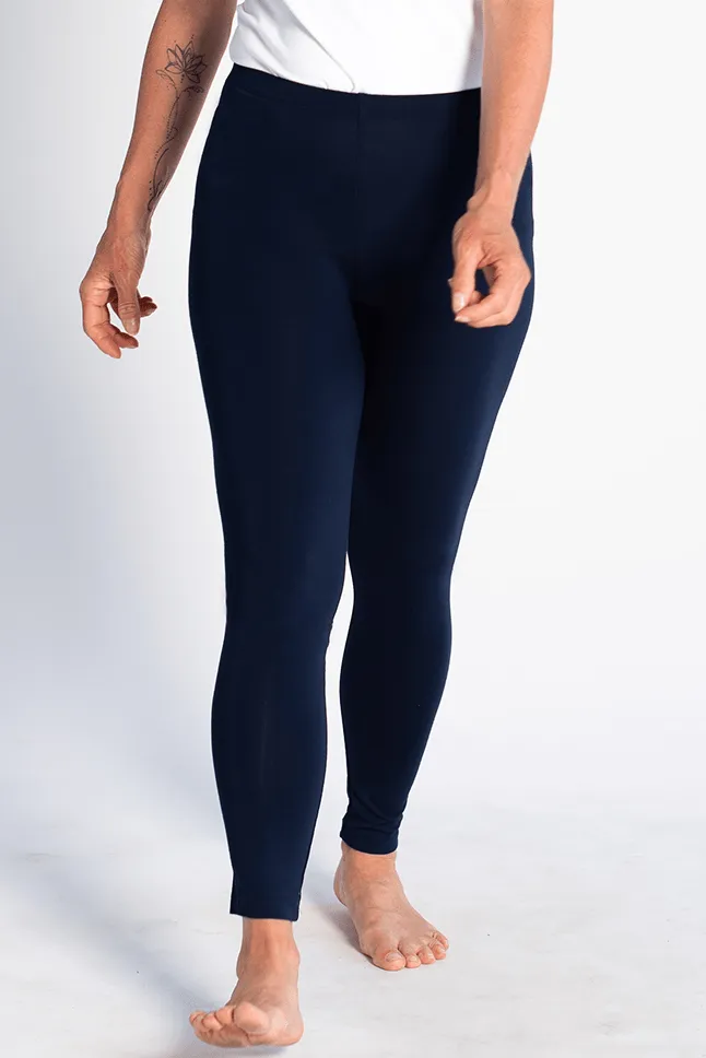 Terrera Suri Bamboo Full Length Ink Blue Legging - 51850T