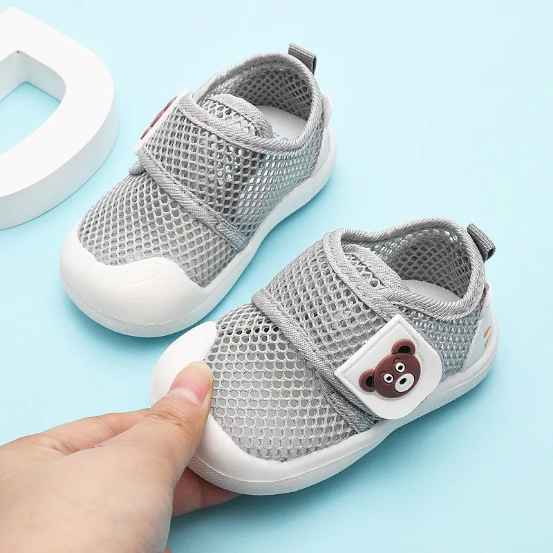 Tiny Bear Mesh First Walker Summer Shoes