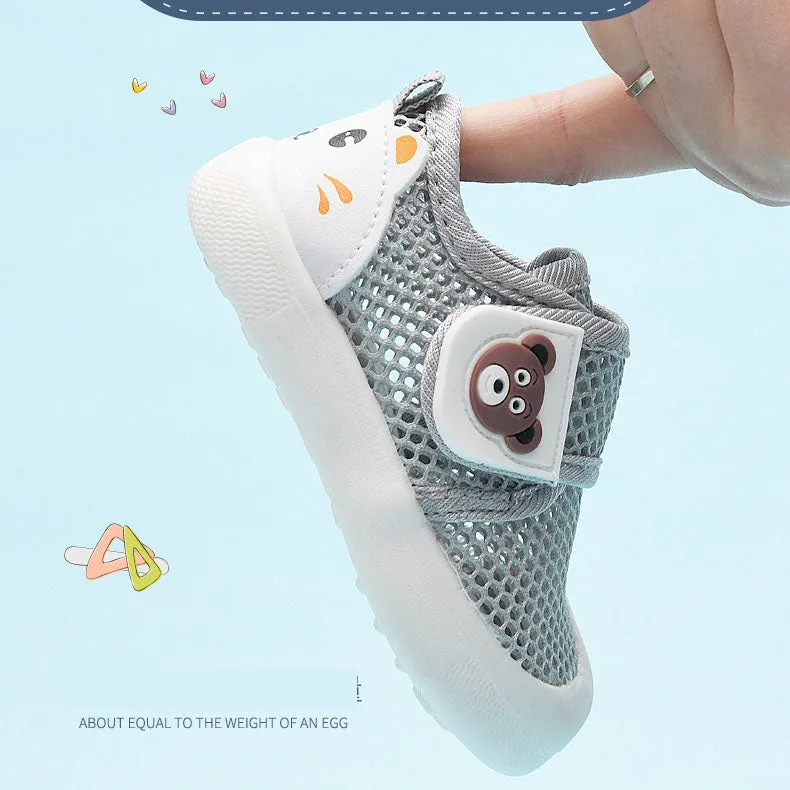 Tiny Bear Mesh First Walker Summer Shoes