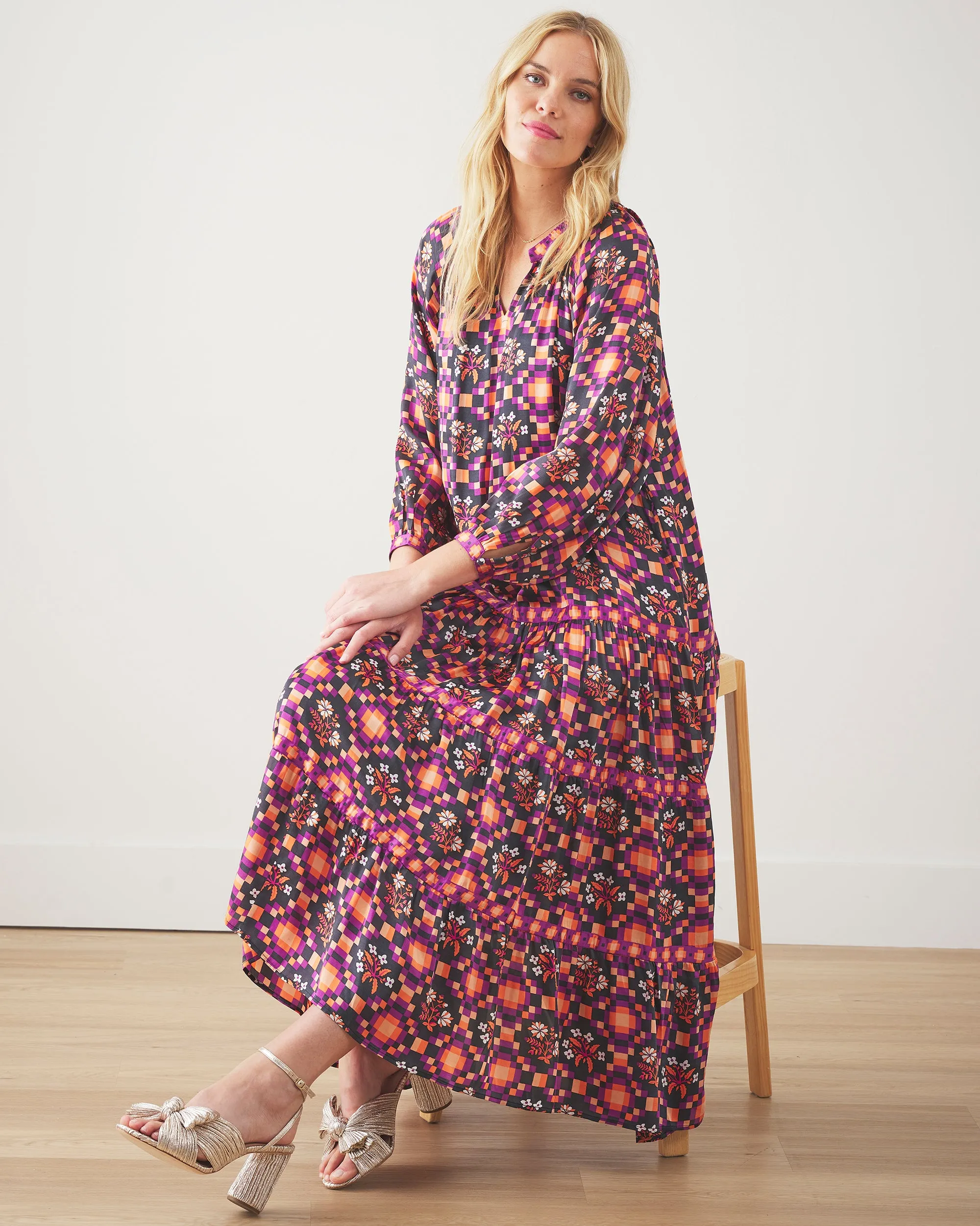 Tomorrow's Tapestry - City Lights Dress - Violet Breeze