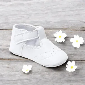 White Spanish Style Pre-Walkers 'Cassy' Shoes
