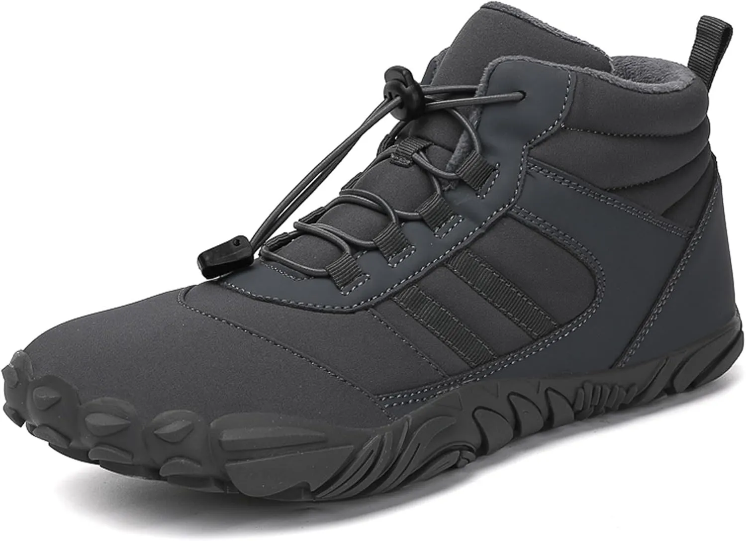 Winter Hiking Shoes Wide Toe Barefoot Shoes, Walking Hiking Boots for Women Men Trail Running Non-Slip