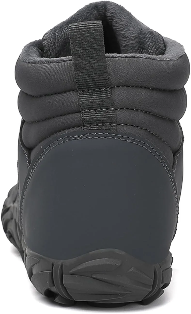 Winter Hiking Shoes Wide Toe Barefoot Shoes, Walking Hiking Boots for Women Men Trail Running Non-Slip