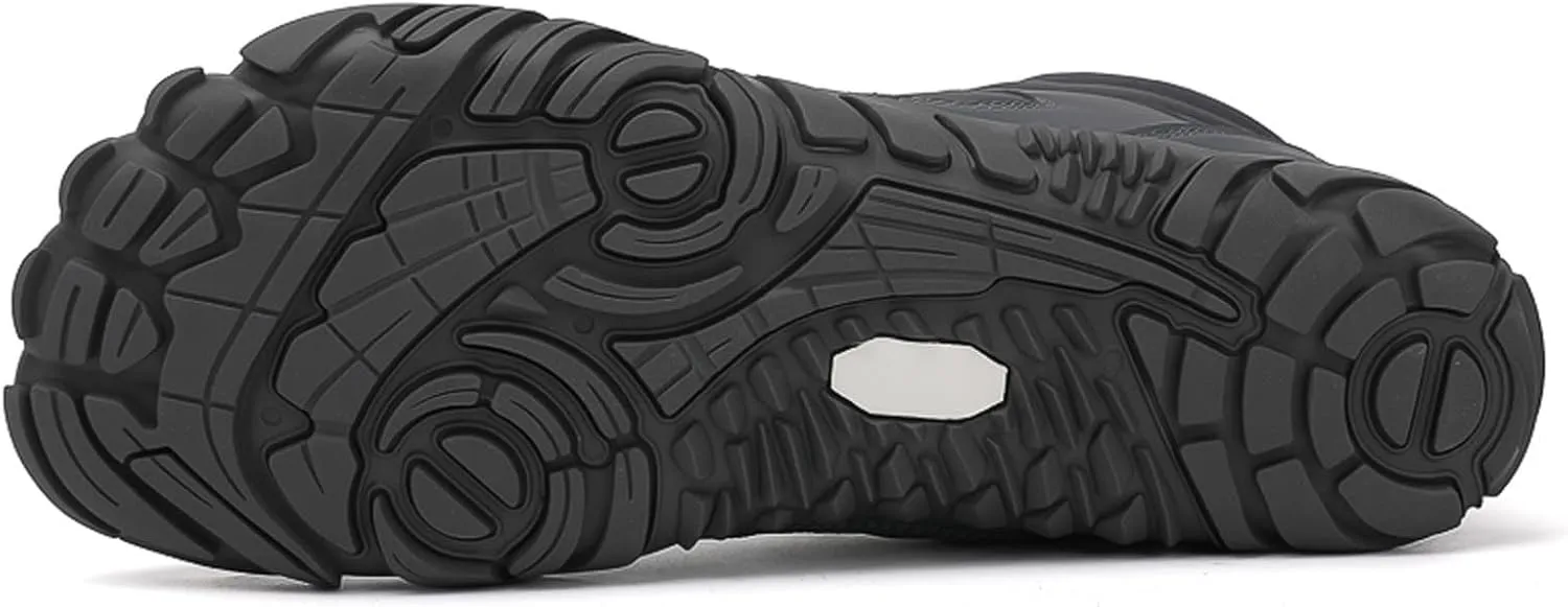 Winter Hiking Shoes Wide Toe Barefoot Shoes, Walking Hiking Boots for Women Men Trail Running Non-Slip