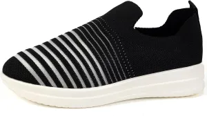 Women's Casual Slip On Shoes Low Heel Comfortable Arch Support Breathable Summer Wedges for Walking Outdoor Travel