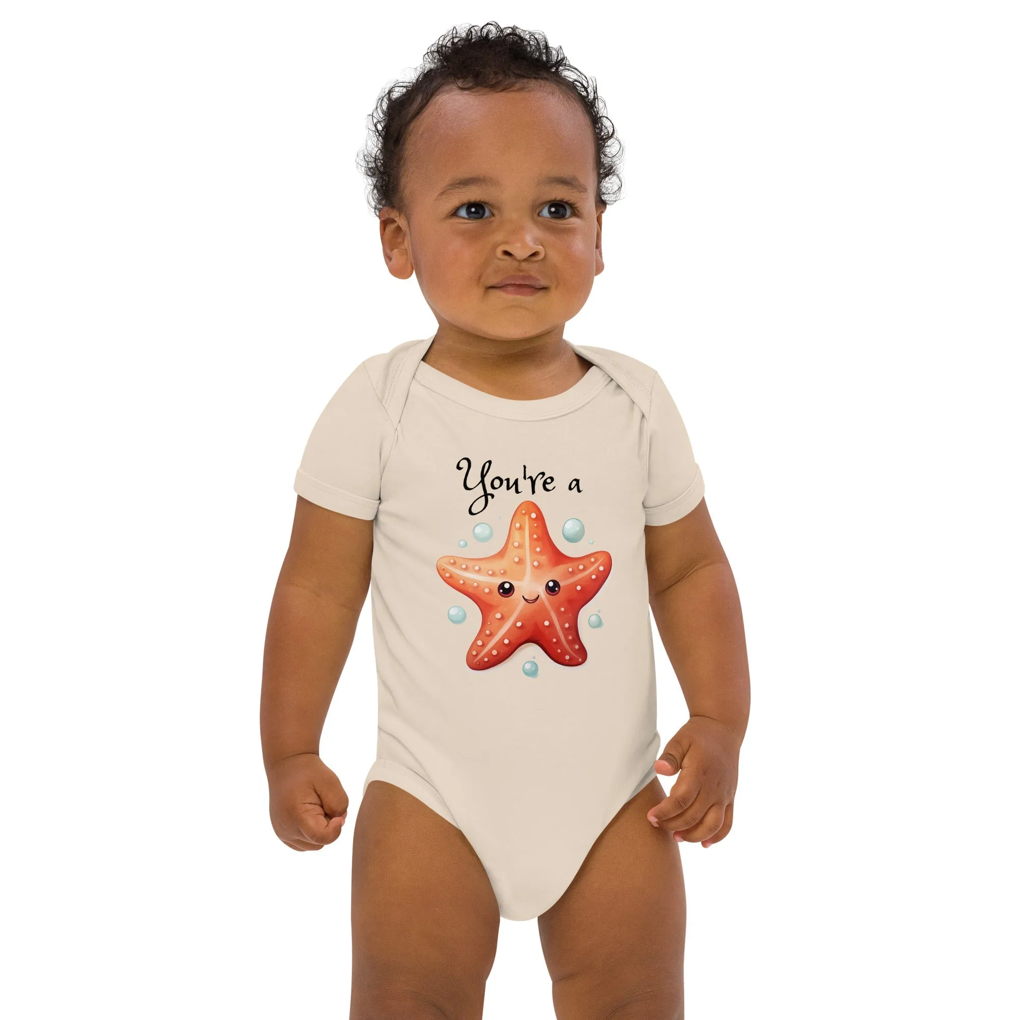You're a Sea Star Baby Bodysuit / Organic cotton baby bodysuit