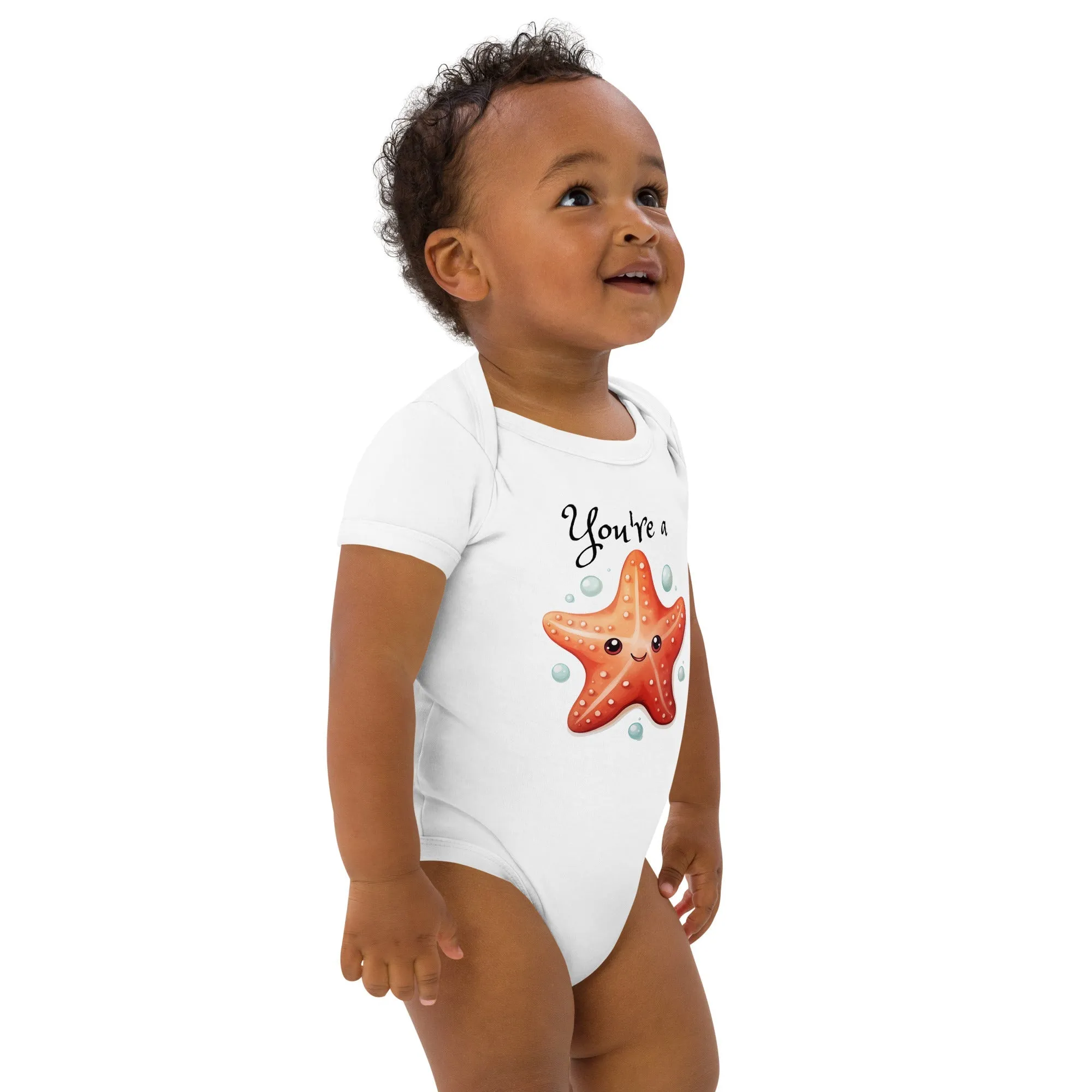 You're a Sea Star Baby Bodysuit / Organic cotton baby bodysuit